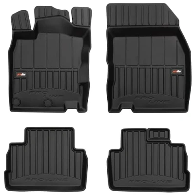 Afbeelding van M MOTOS Rubberen vloermatten voor Nissan Qashqai II 2013 2021 Verbeter je reiscomfort met de zwarte antislipmat auto 3D automat alle weersomstandigheden, bescherming tegen vuil