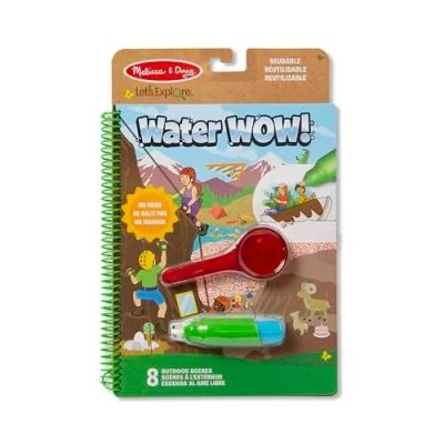 Afbeelding van Melissa &amp; Doug, Let&#039;s Explore Deluxe Water Reveal Pad, Avonturen in de open lucht, Herbruikbaar schilderblok, 3