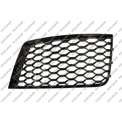 Afbeelding van PRASCO AD3272124 Bumper Grill Links voor Glanzend AUDI: A3 Sportback, Saloon