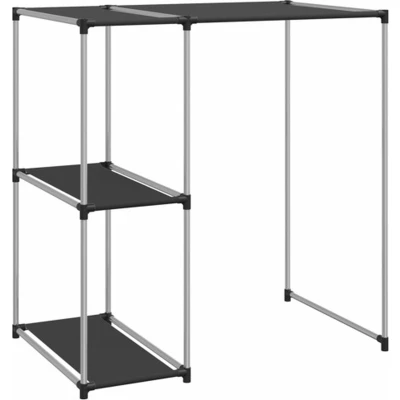 Afbeelding van Opbergrek voor boven wasmachine 87x55x90,5 cm ijzer zwart
