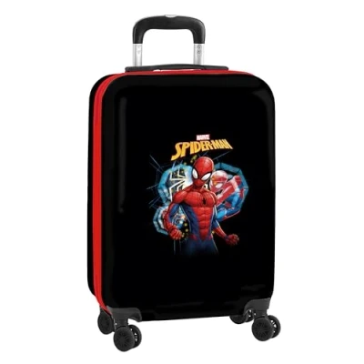 Afbeelding van Handbagagekoffer Spiderman Hero Zwart 20&#039;&#039; 34,5 x 55 20 cm
