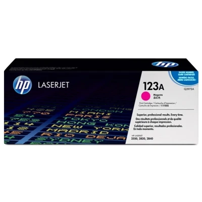 Image de HP 123A Magenta original LaserJet cartouche de toner (Q3973A) pour Color 2550L 2550Ln 2550n 2820 2830 2840
