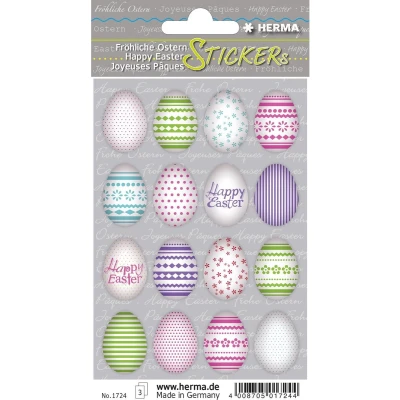 Afbeelding van HERMA 1724 sticker Papier Multi kleuren Permanent 48 stuk(s)