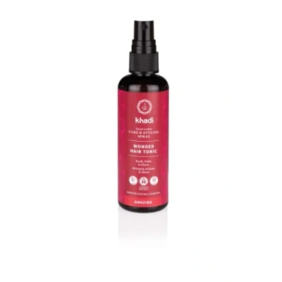 Afbeelding van khadi WONDER HAIR Tonic Styling &amp; haarverzorging, Ayurvedische magische stylingspray voor sterk, glanzend en volumineus haar, van de wortels tot punten, natuurlijke cosmetica, 100