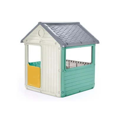 Afbeelding van Dolu Speelhuis My First House White/Blue/Yellow