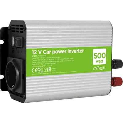 Afbeelding van Omvormer voor in de auto, 500 W