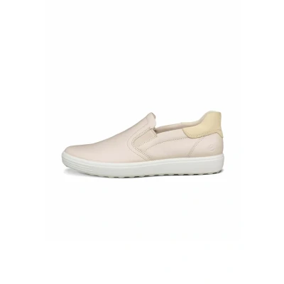 Afbeelding van ECCO SOFT W Instappers, Dames, Maat: 37, Limestone straw Leer