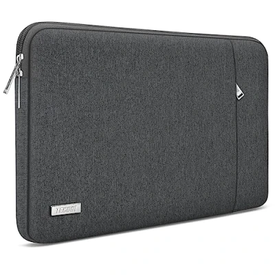 Afbeelding van TECOOL 16 inch laptophoes voor MacBook Pro M2 M1 2023 2021 A2780 A2485/ 2019 A2141, 16&quot; Lenovo Dell Acer HP LG, Matebook D16/D15, Waterdichte Laptoptashoes, Zijde grijs