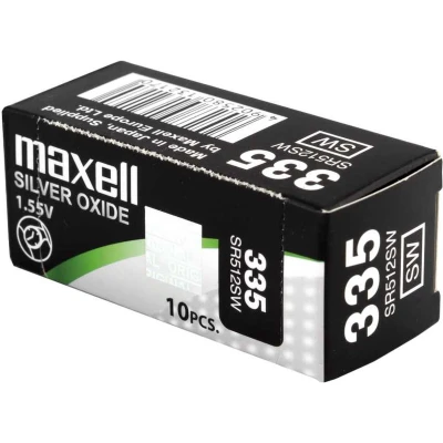 Afbeelding van Maxell 18293600 Single use Battery Silberoxide batterijen (single batterij, zilveroxide, 1,55 V, 10 stuks, 5,5 mAh, HG (kwik)