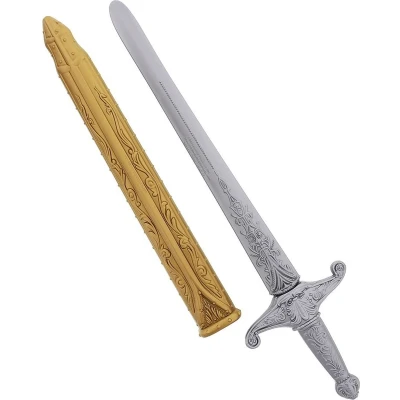 Afbeelding van Johntoy Knight Zwaard Met Schede Zilver/goud 60 Cm