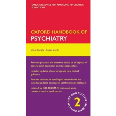 Afbeelding van Oxford Handbook of Psychiatry