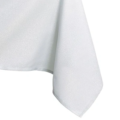 Afbeelding van AmeliaHome tafelkleed lotuseffect waterafstotend linnenlook Wit Empire 140x260 cm