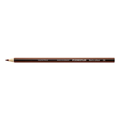 Afbeelding van Staedtler Kleurpotlood Noris 185 van Dyke bruin 12 stuks