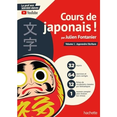 Afbeelding van Cours de japonais,1:j&#039;apprends l&#039;ecriture