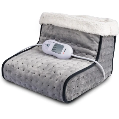 Image de Alpina E26631 Chauffe Pied Électrique 30X30X23 Gris