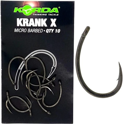 Afbeelding van Korda Krank X Micro Barbed (10 pcs) Maat : haak 2
