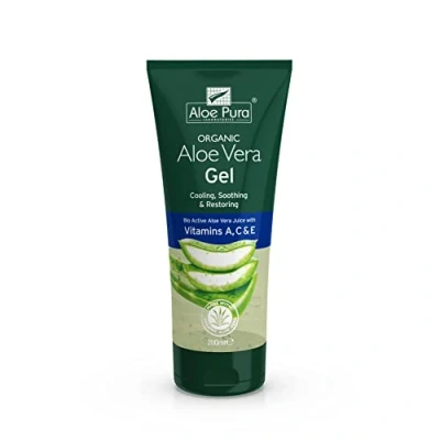 Afbeelding van Optima Aloe Pura Vera Gel Organic Vitamine A C E, 200 ml