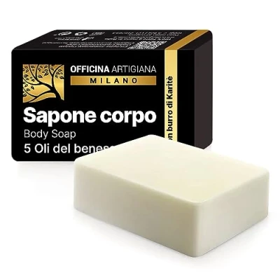 Afbeelding van Officina Artigiana Milano body soap 5 Wellness Oils 100gr
