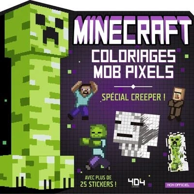 Image de Minecraft Coloriages Mob pixels Creeper