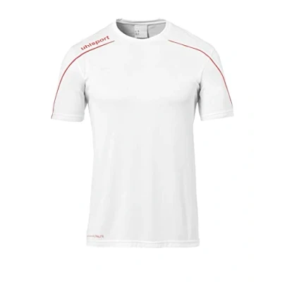 Afbeelding van Uhlsport Stream 22 Shirt Korte Mouw Heren Wit / Rood Maat: 3XL