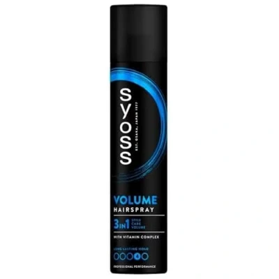 Afbeelding van Syoss 3in1 Volume Hairspray Hold 4