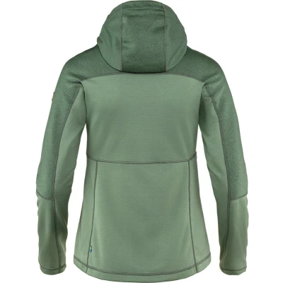 Afbeelding van Abisko Trail Fleece Vest Dames Patina Green 300 L Groen