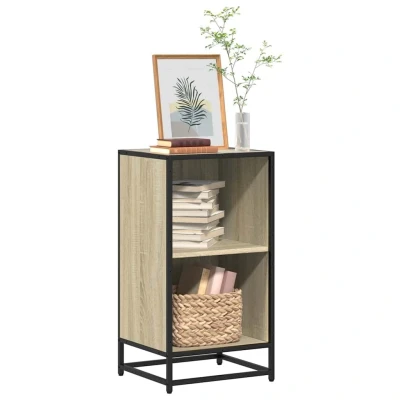 Afbeelding van vidaXL Boekenkast 40x35x76 cm bewerkt hout sonoma eikenkleurig
