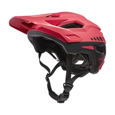 Afbeelding van O&#039;NEAL MTB helm, All Mountain, overtreft veiligheidsnormen EN1078 &amp; CPSC voor fietshelmen, Trailfinder helm Split volwassenen, rood/zwart, L/XL (59 63 cm)