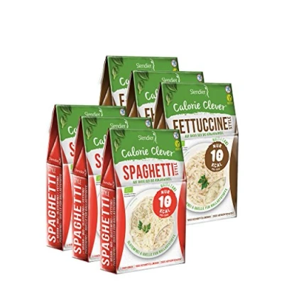 Afbeelding van Shirataki Slendier biologische konjac pasta italië testpaas 6 x 400 g