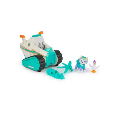 Afbeelding van PAW Patrol Everest Deluxe Snowmobile met projectielwerper snowboard en speelfiguur