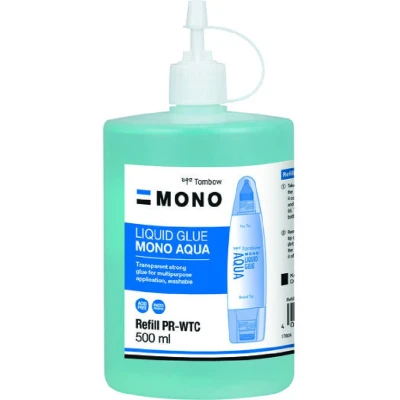 Afbeelding van Tombow Liquid glue aqua navulling 500 ml