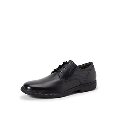 Afbeelding van Geox JR Federico Veterschoenen voor kinderen, Maat: 39, Black Leer