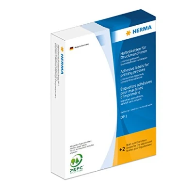 Afbeelding van HERMA 3180 Etiketten in drukkerijverpakking, DP1 74 x 105 mm, wit zelfklevend permanent hechtend