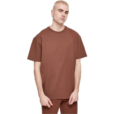 Image de Urban Classics T shirt pour homme Heavy Oversized Tee avec épaules surcoupées en tissu jersey épais, disponible plus de 10 couleurs, taille S à 5XL, Bark., 3XL