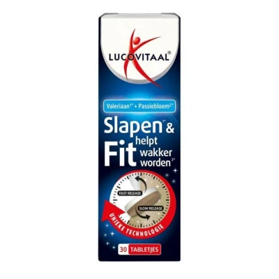 Afbeelding van Lucovitaal Voedingssupplementen Slapen &amp; Fit Tabletten