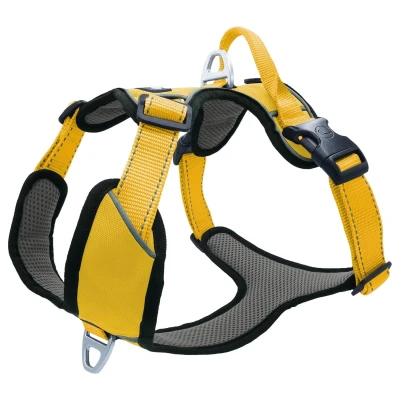 Afbeelding van Petlando Hondenharnas Outdoor Oker&amp;Grijs Hondentuig 82 106 cm