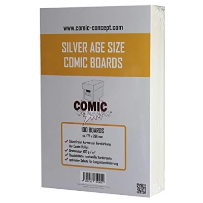 Afbeelding van Comic Concept 100 stuks Silver Age Size stripkaarten