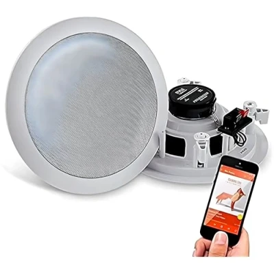 Afbeelding van Pyle Bluetooth Luidsprekers Plafondluidsprekers 2 Weg Luidsprekersysteem Speakers Plafondspeakers Inbouwluidsprekers voor Thuis Stereogeluid 150 Watt