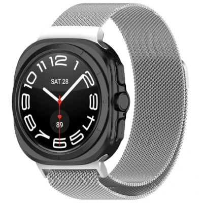 Afbeelding van Milanese band Zilver Samsung Galaxy Watch Ultra 47mm