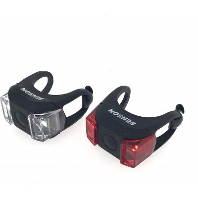 Afbeelding van Benson LED Fietslamp Silicone 2 delig