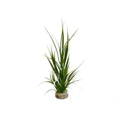 Afbeelding van Tyrol Kunstmatige aquariumplant Aquariumdecoratie Kunststof plant op sokkel Kamerplant en hoog gras Eenvoudig verankeren de bodem van het aquarium Gemaakt in Frankrijk