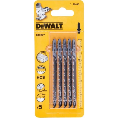 Afbeelding van DeWALT DT2077 T 244 D Decoupeerzaagblad voor Bochten in Hout &amp; Spaanplaat VE=5
