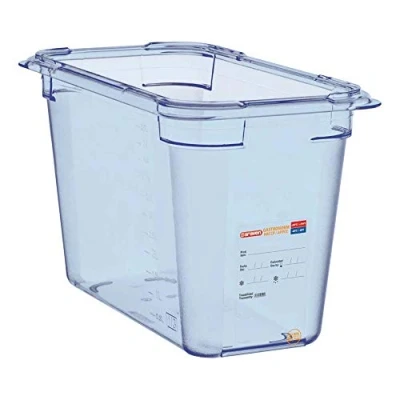 Afbeelding van Araven ABS blauwe GN 1/3 voedseldoos 20cm diep