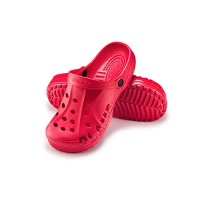 Afbeelding van ESTRO Clogs voor heren en dames uniseks, klomp, tuin, dames, heren, kunststof, licht, rubber, klomp A78, Rood