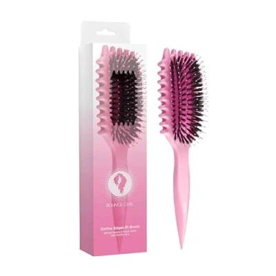 Afbeelding van Bounce Curl Define EdgeLift Brush Roze Pink NIEUW