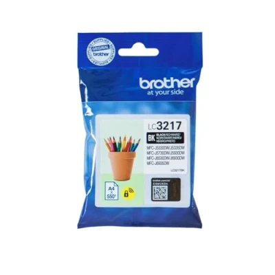 Afbeelding van Brother lc3217 inkt black lc 3217bk, capaciteit: 550 LC3217BK