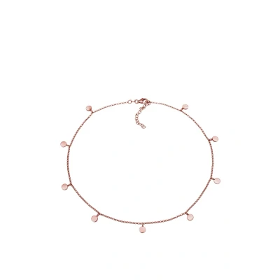 Afbeelding van Elli Basic BOHO Ketting Rose goldcoloured, Dames, Maat: 36, gold coloured