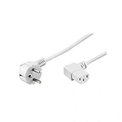 Afbeelding van Goobay Stroomkabel met C13 plug wit 2 meter