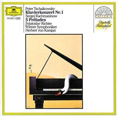 Afbeelding van Sviatoslav Richter, Wiener Symphoniker, Herbert Von Karajan Tchaikovsky: Piano Concerto No.1 / Rachmaninov (CD)