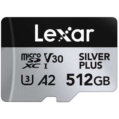 Afbeelding van Lexar microSDXC Silver Plus UHS 1 512GB V30